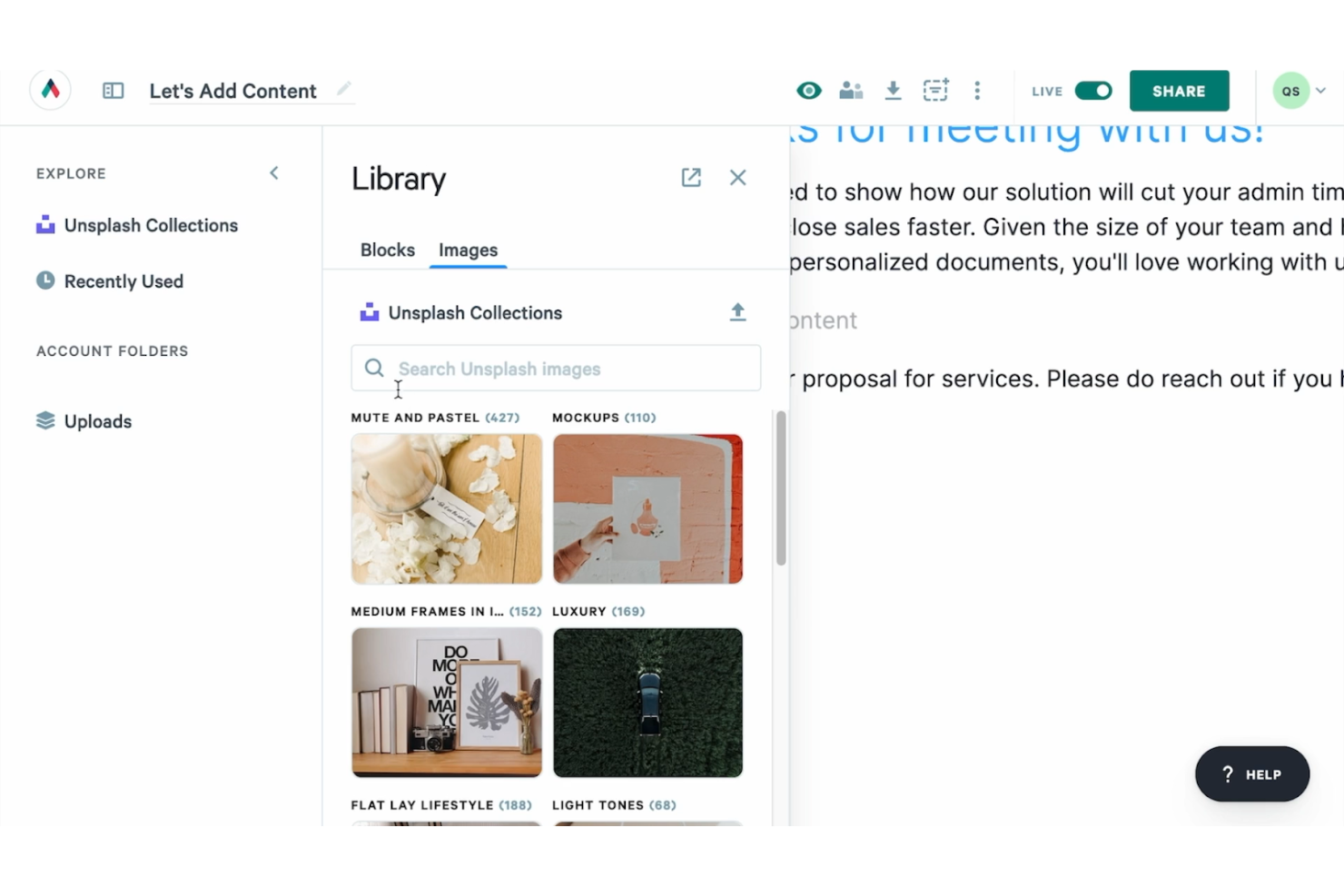 Qwilr screenshot - Die 17 besten Softwarelösungen für Verkaufsangebote im Test 2026