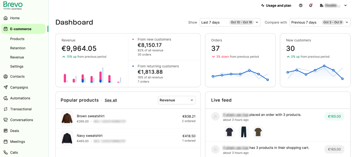 Brevo screenshot - 9 Meilleurs Logiciels d’Automatisation des Emails de Vente Évalués en 2026