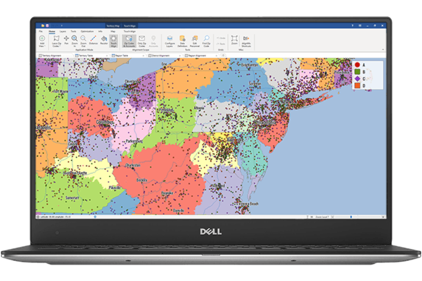AlignMix screenshot - 20 Meilleurs Logiciels de Conception de Territoires de Vente en 2026