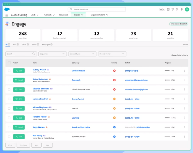 Revenue.io screenshot - 10 Meilleurs Logiciels de Gestion de la Performance Commerciale en 2026