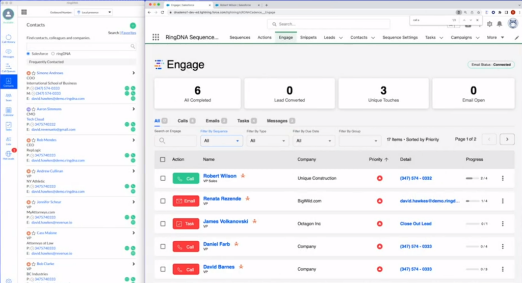 Revenue.io screenshot - 10 Meilleurs Logiciels de Coaching Commercial Passés en Revue pour 2026