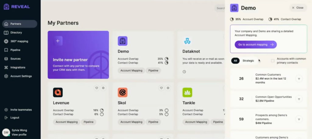 Reveal screenshot - 27 Beste Partner-Management-Software im Jahr 2026