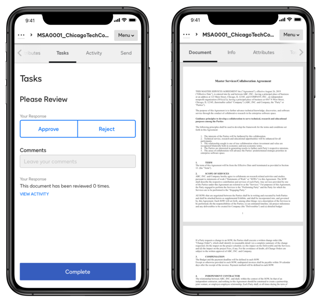 Docusign CLM screenshot - 21 Beste Enterprise-Vertragsmanagement-Software im Jahr 2026