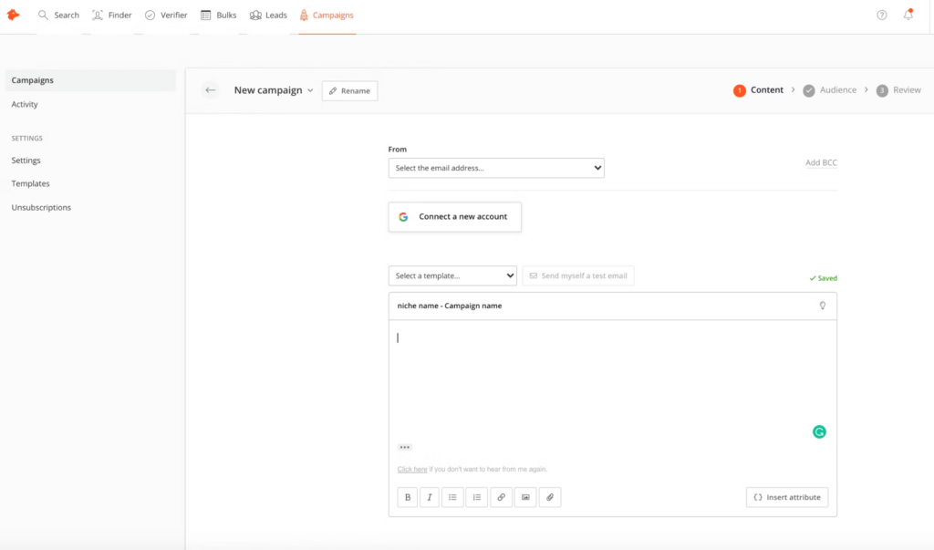Hunter screenshot - 20 Beste B2B-Vertriebssoftware im Test für 2026
