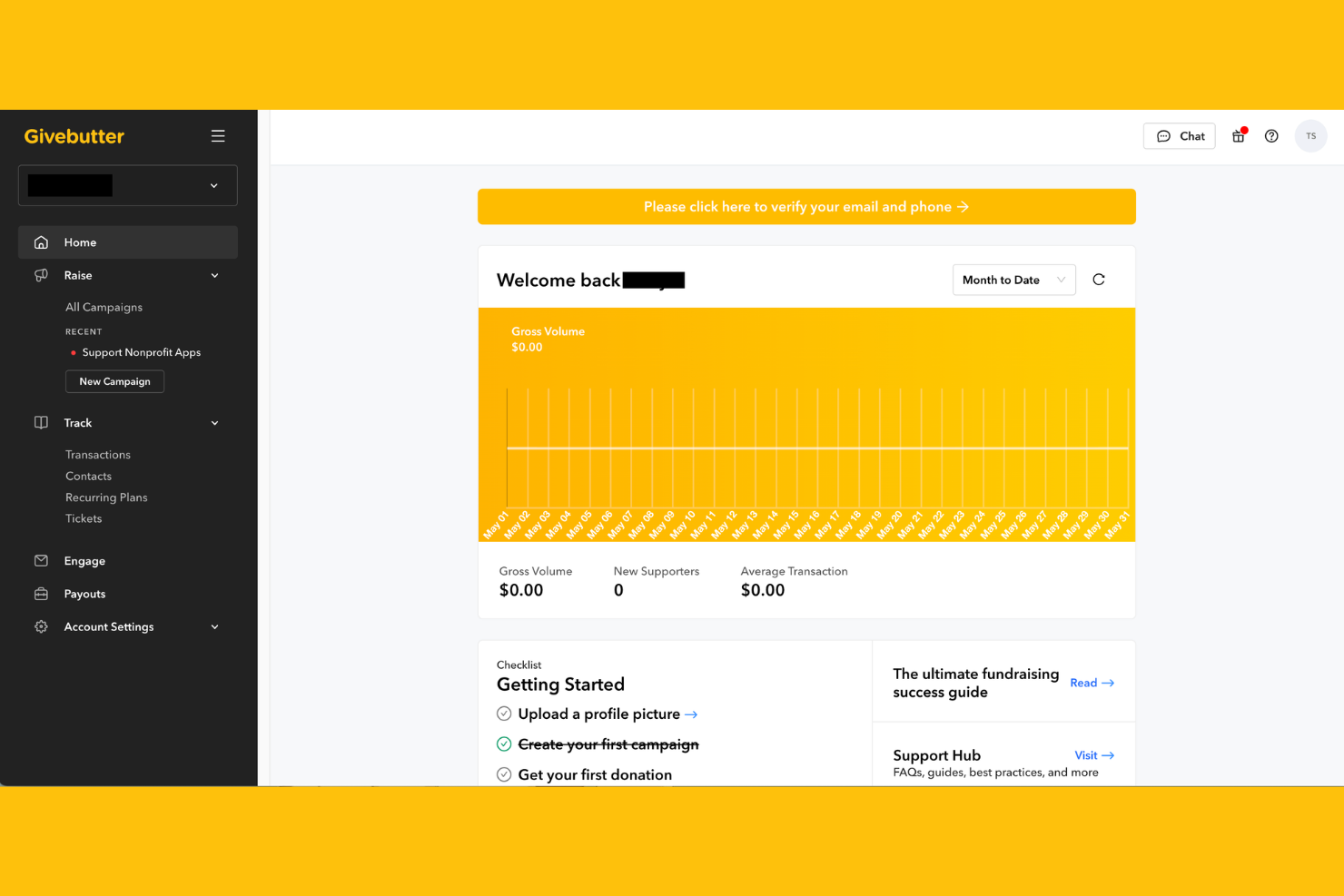 Givebutter screenshot - Les 10 meilleurs logiciels CRM pour organismes à but non lucratif évalués pour 2026
