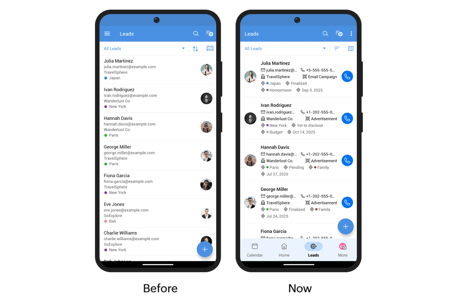 Zoho CRM screenshot - Le 10 migliori CRM mobile nel 2026