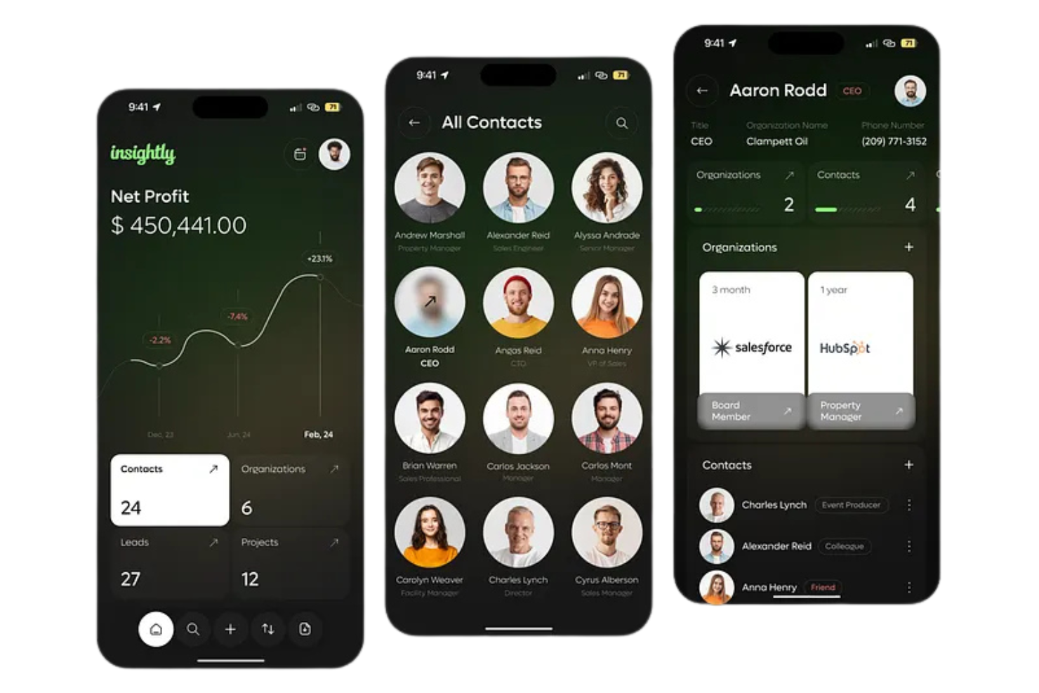 Insightly screenshot - Le 10 migliori CRM mobile nel 2026