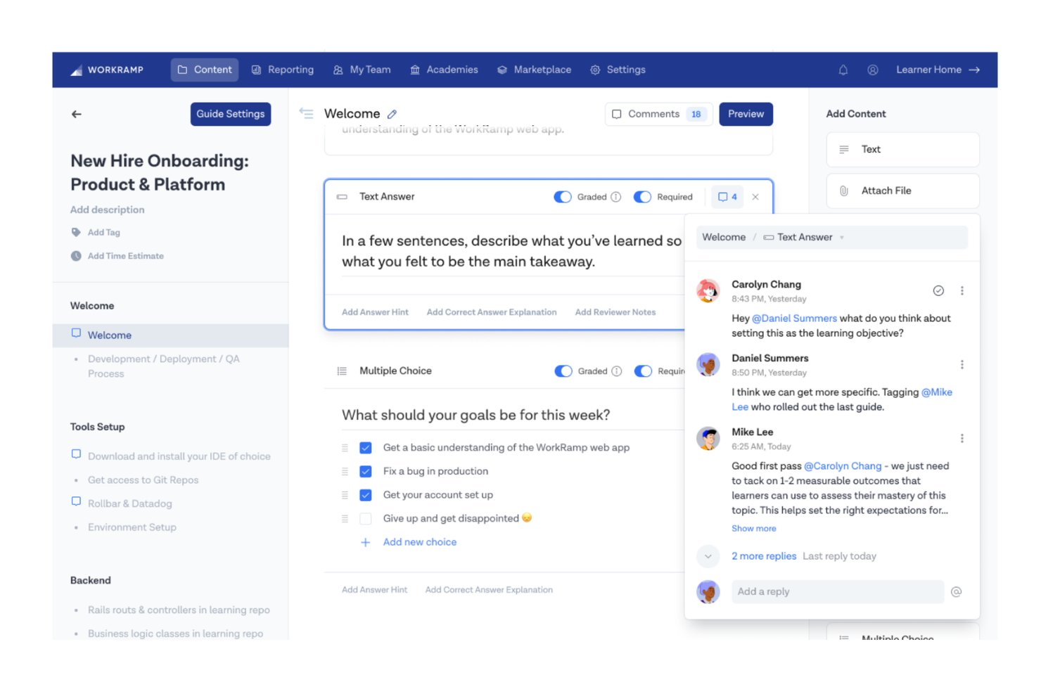 WorkRamp screenshot - I 10 migliori strumenti per l’abilitazione dei partner di canale nel 2026