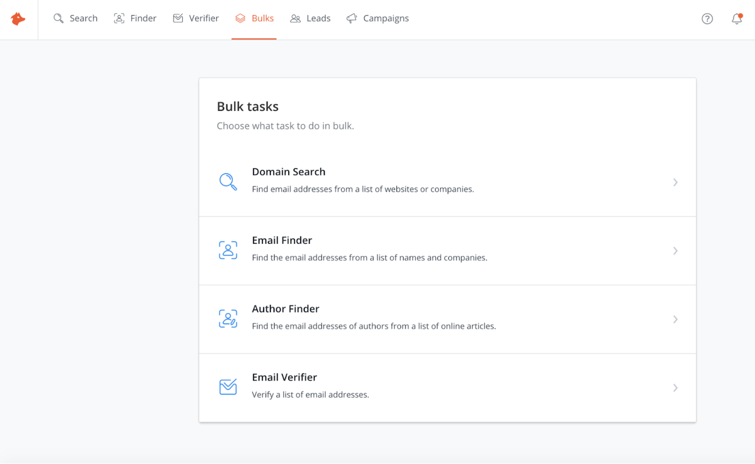 Hunter screenshot - 10 Mejores Software de Inteligencia de Ventas en 2026