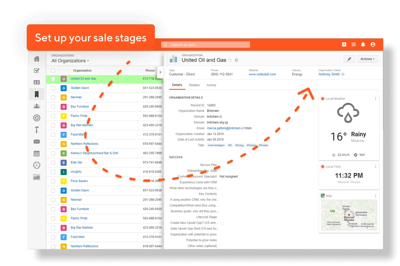 Insightly screenshot - Le 10 migliori soluzioni software per lead di vendita recensite per il 2026