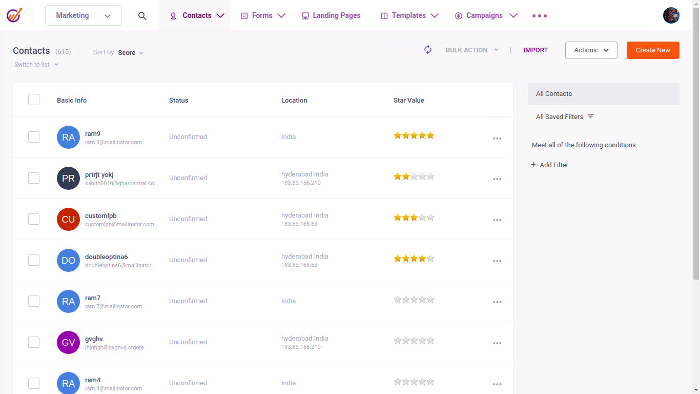 EngageBay screenshot - Le 10 migliori soluzioni software per lead di vendita recensite per il 2026
