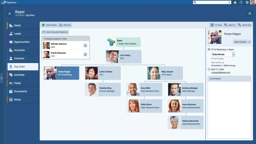 Coevera screenshot - El Top 10 de los Mejores Software de Pronóstico de Ventas para 2026