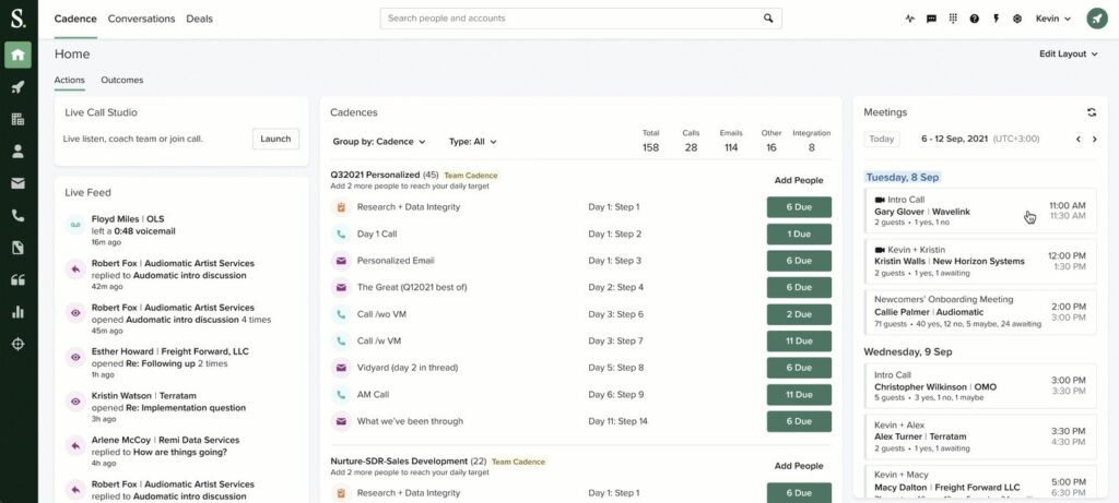 Salesloft screenshot - 10 Mejores Software de Aceleración de Ventas de 2026