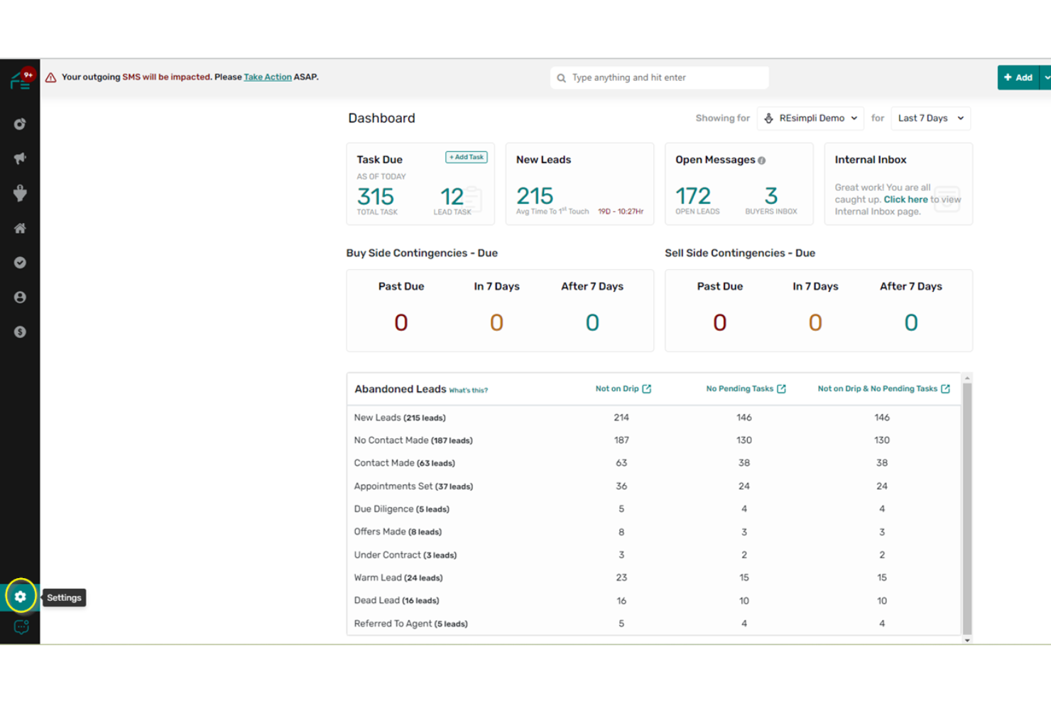 REsimpli screenshot - Las 10 Mejores Plataformas CRM Inmobiliarias Evaluadas Para 2026