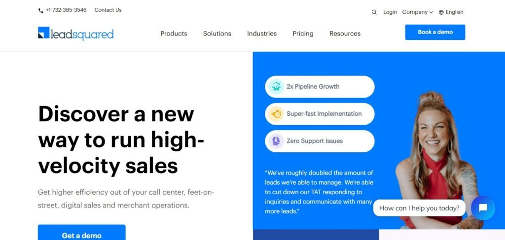 LeadSquared screenshot - I 10 migliori software di accelerazione delle vendite del 2026