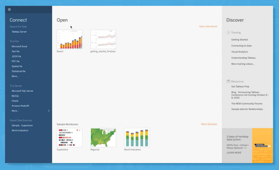 Tableau screenshot - Los 10 mejores programas de análisis predictivo reseñados para 2026