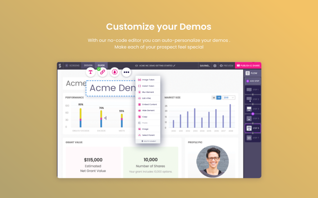 Storylane screenshot - 10 Migliori Software di Presales Recensiti per il 2026