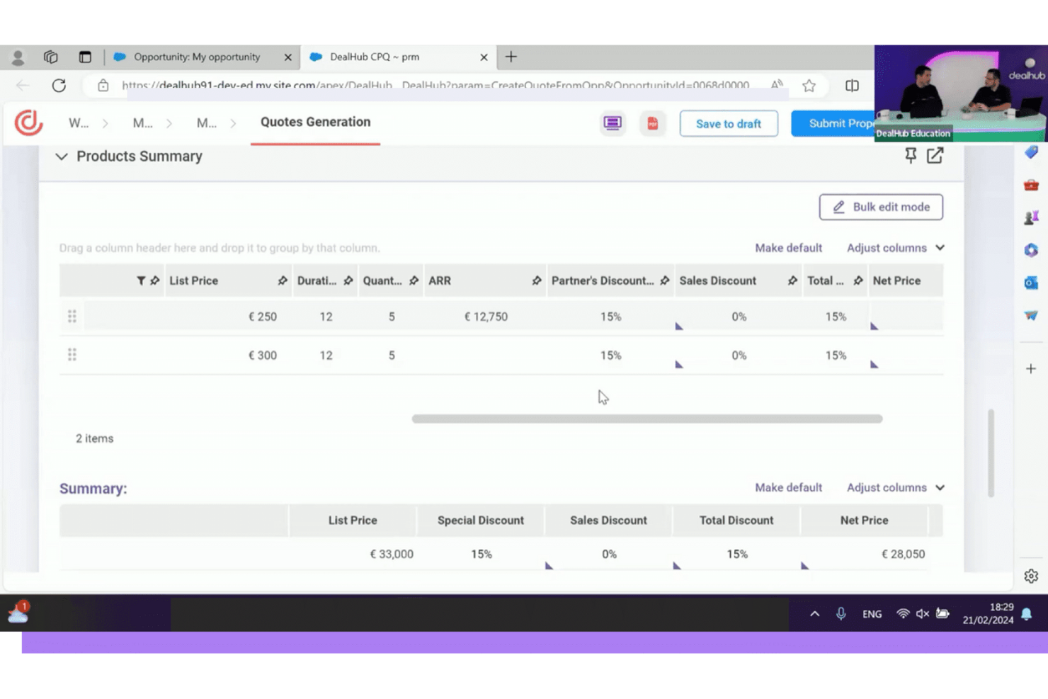 DealHub AI screenshot - Le 10 migliori soluzioni software per i prezzi recensite per il 2026