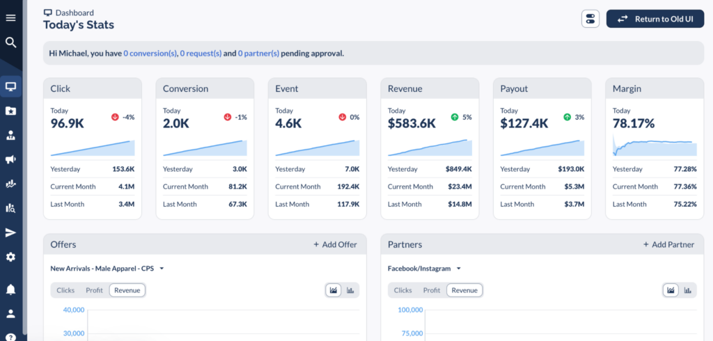 Everflow screenshot - 10 Mejores Software de Gestión de Socios en 2026
