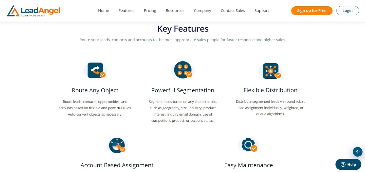 LeadAngel screenshot - Le 10 Migliori Soluzioni di Software di Distribuzione Lead Recensite per il 2026