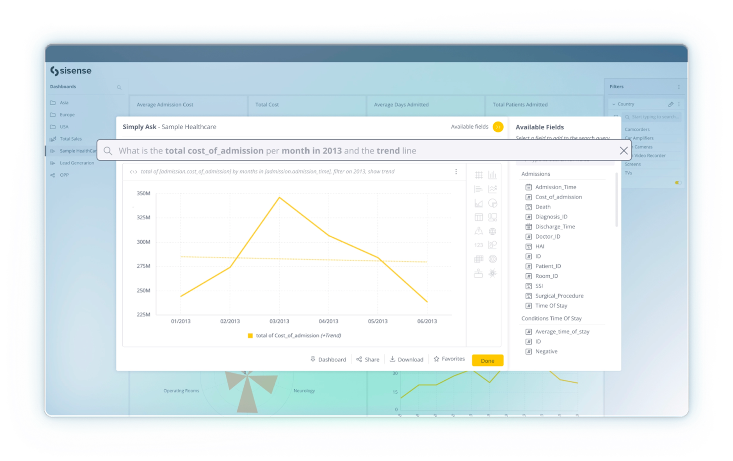 Sisense screenshot - Le 10 migliori soluzioni di software per l’intelligence dei lead recensite per il 2026