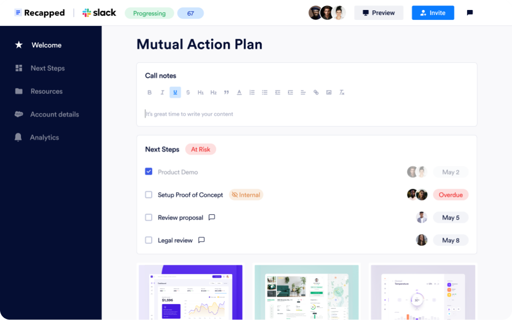 Recapped.io screenshot - I 10 migliori software per sale di vendita digitali nel 2026