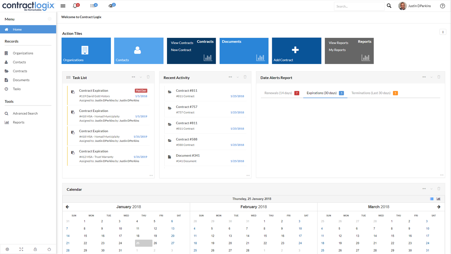 Contract Logix screenshot - 10 Mejores Software de Gestión de Contratos Empresariales en 2026