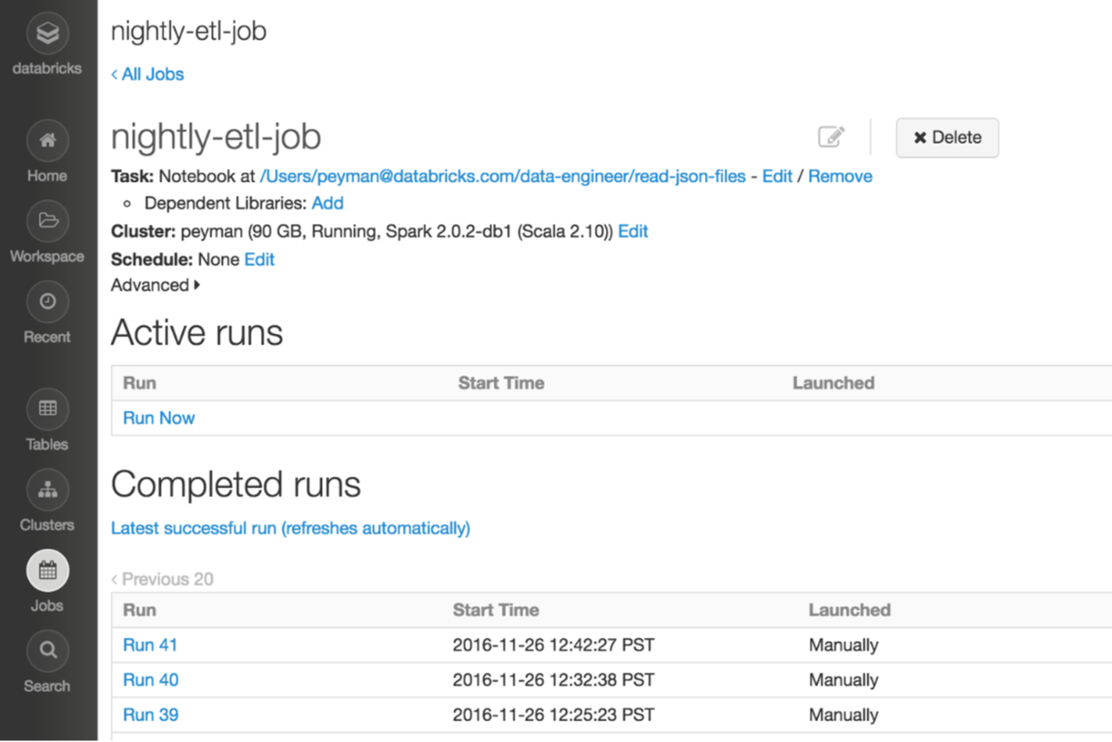 Databricks screenshot - I 10 migliori software ETL recensiti per il 2026