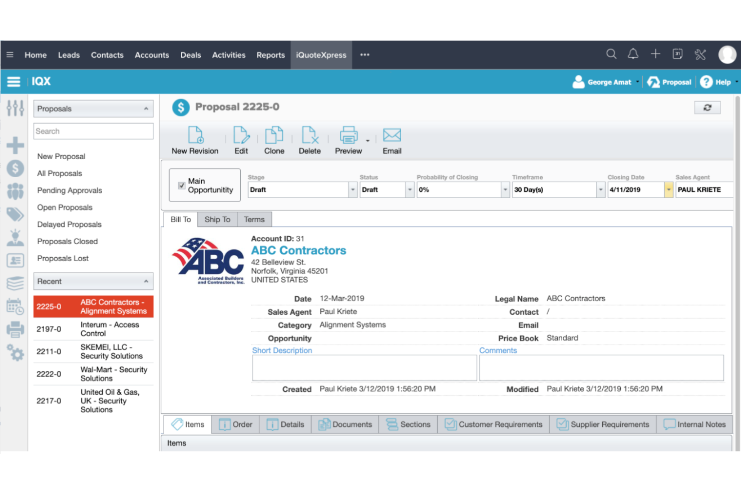 iQuoteXpress screenshot - Le 10 migliori soluzioni CPQ recensite per il 2026