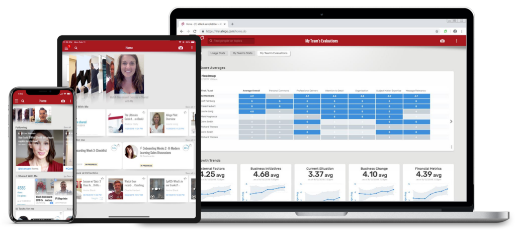 Allego screenshot - Los 10 Mejores Software de Sala de Ventas Digital en 2026