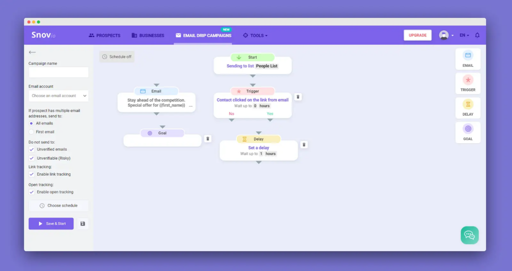 Snovio screenshot - Le 10 Migliori Soluzioni per la Verifica delle Email nel 2026