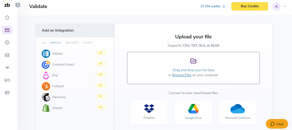 ZeroBounce screenshot - Le 10 Migliori Soluzioni per la Verifica delle Email nel 2026