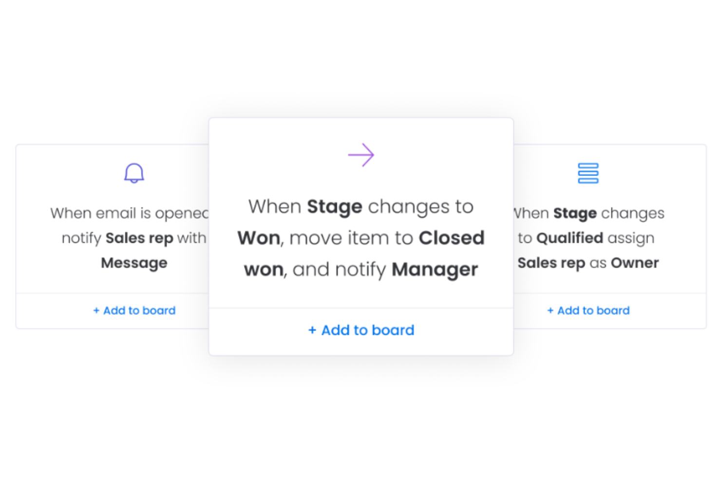 monday CRM screenshot - I 10 migliori software di gestione clienti nel 2026