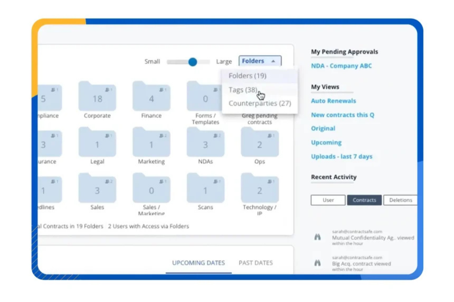 ContractSafe screenshot - Le 10 Migliori Soluzioni Software per la Gestione dei Contratti nel 2026
