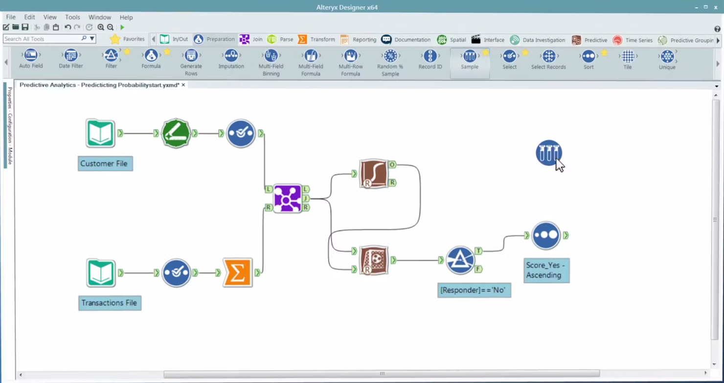 Alteryx screenshot - 10 Mejores Herramientas de BI en la Nube Analizadas para 2026