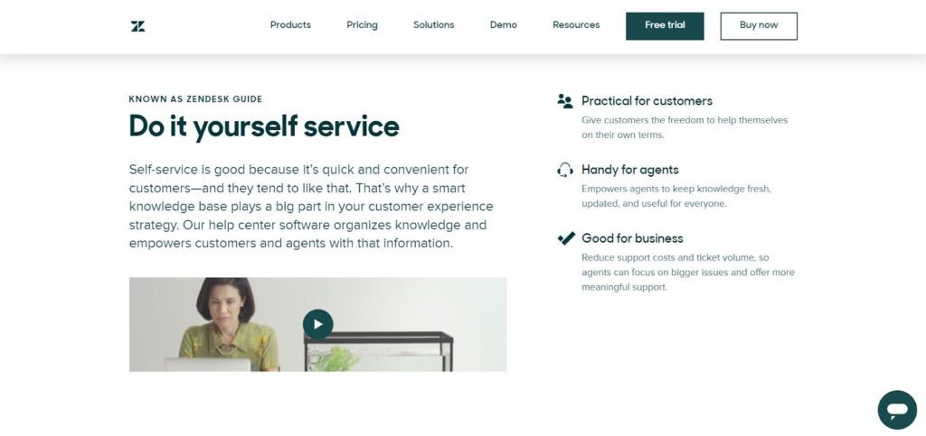 Zendesk screenshot - Los 10 Mejores Software de Gestión de Clientes en 2026