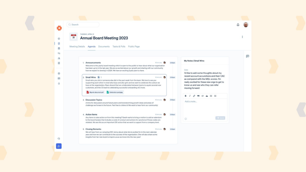 Boardable screenshot - I 10 migliori software per la governance del consiglio di amministrazione nel 2026