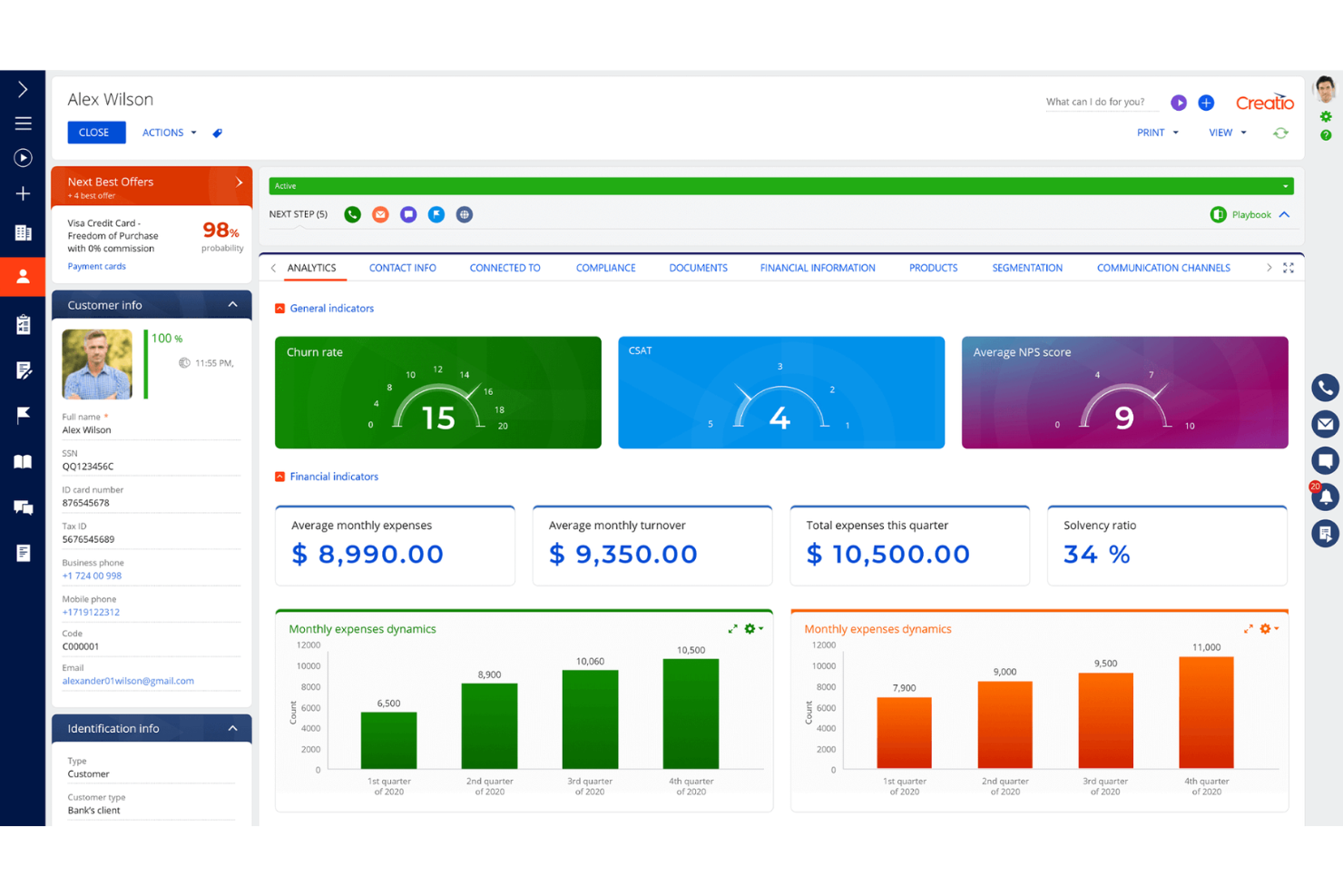 Creatio CRM screenshot - Los 10 Mejores Software de Desarrollo de Negocios en 2026