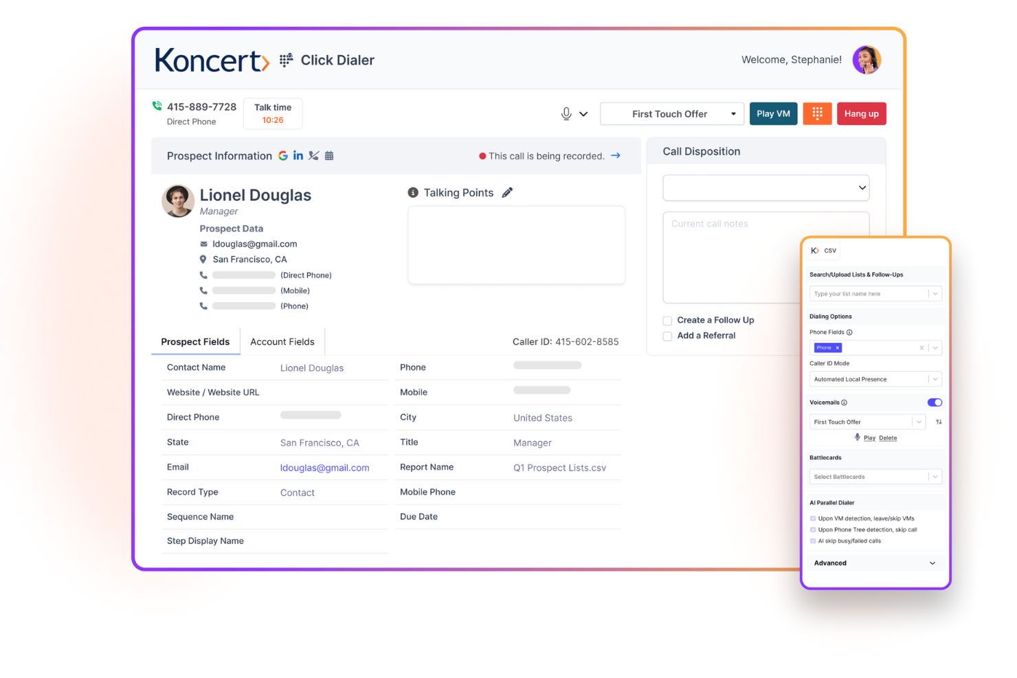 Koncert screenshot - 10 Mejores Programas de Marcación Automática Revisados para 2026