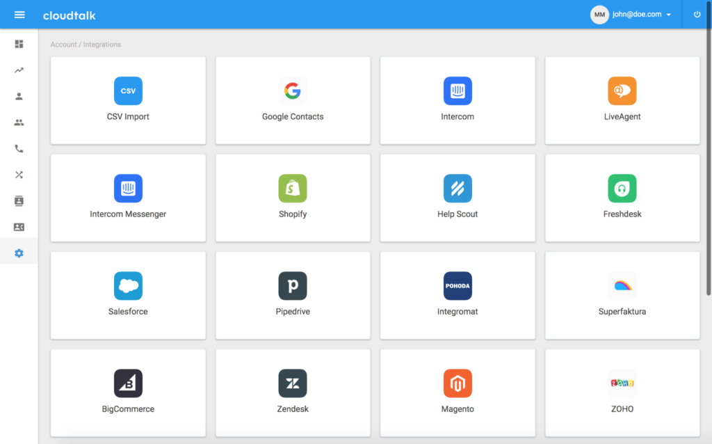 CloudTalk screenshot - Los 10 Mejores Software de Desarrollo de Negocios en 2026