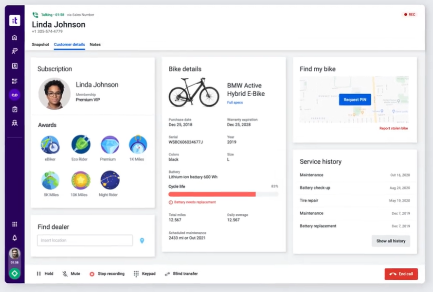 Talkdesk screenshot - 10 Mejores Programas de Marcación Automática Revisados para 2026