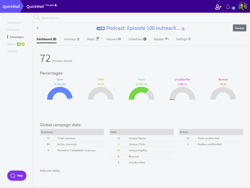 QuickMail screenshot - Los 10 Mejores Software de Desarrollo de Negocios en 2026