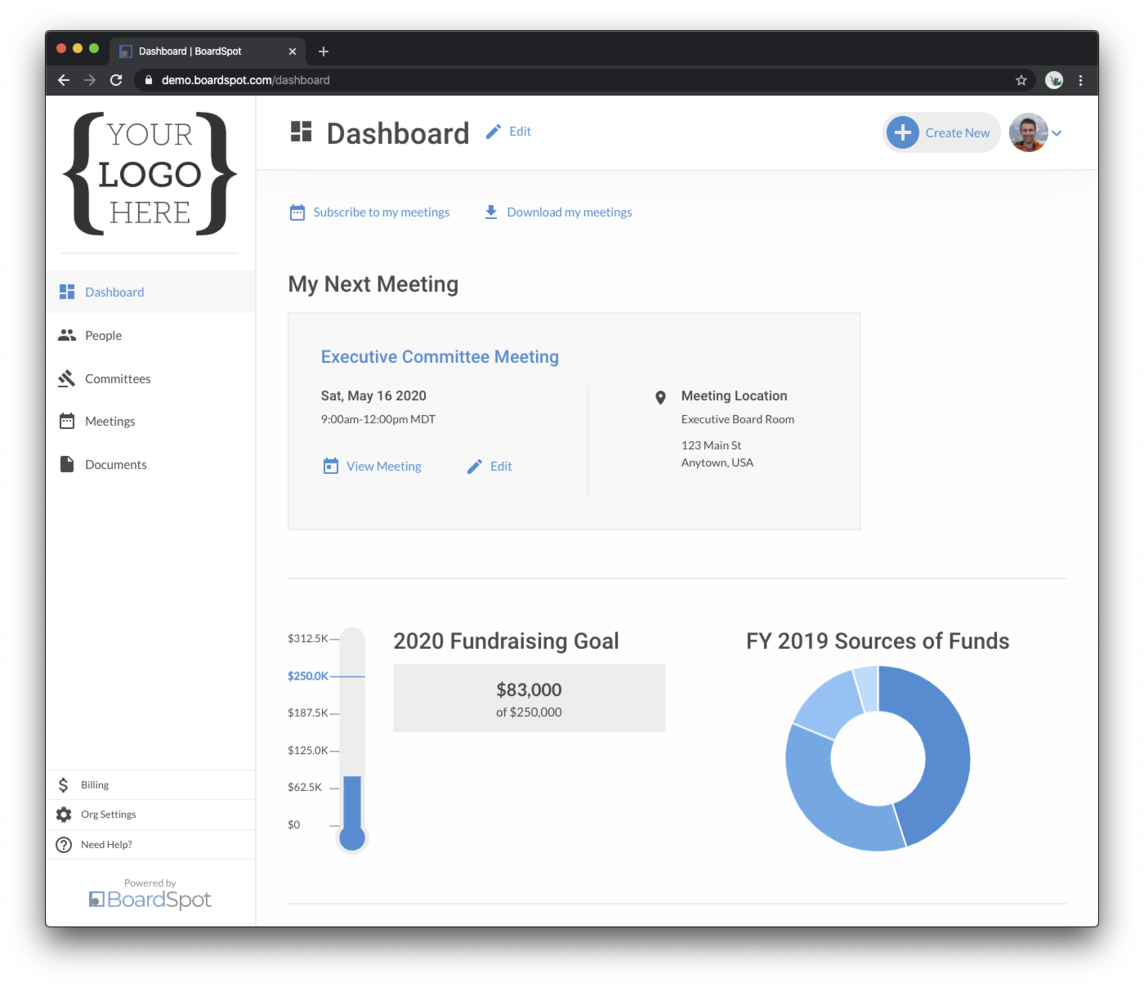 BoardSpot screenshot - 10 Migliori Software per Riunioni del Consiglio Recensiti per il 2026
