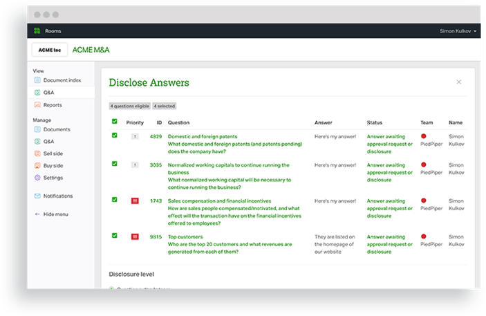 Ansarada Board screenshot - I 10 migliori software per la governance del consiglio di amministrazione nel 2026