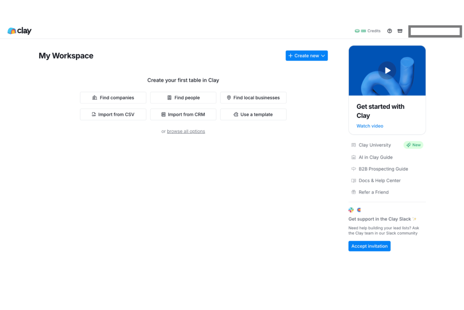 Clay screenshot - 10 Migliori Strumenti Go-To-Market nel 2026