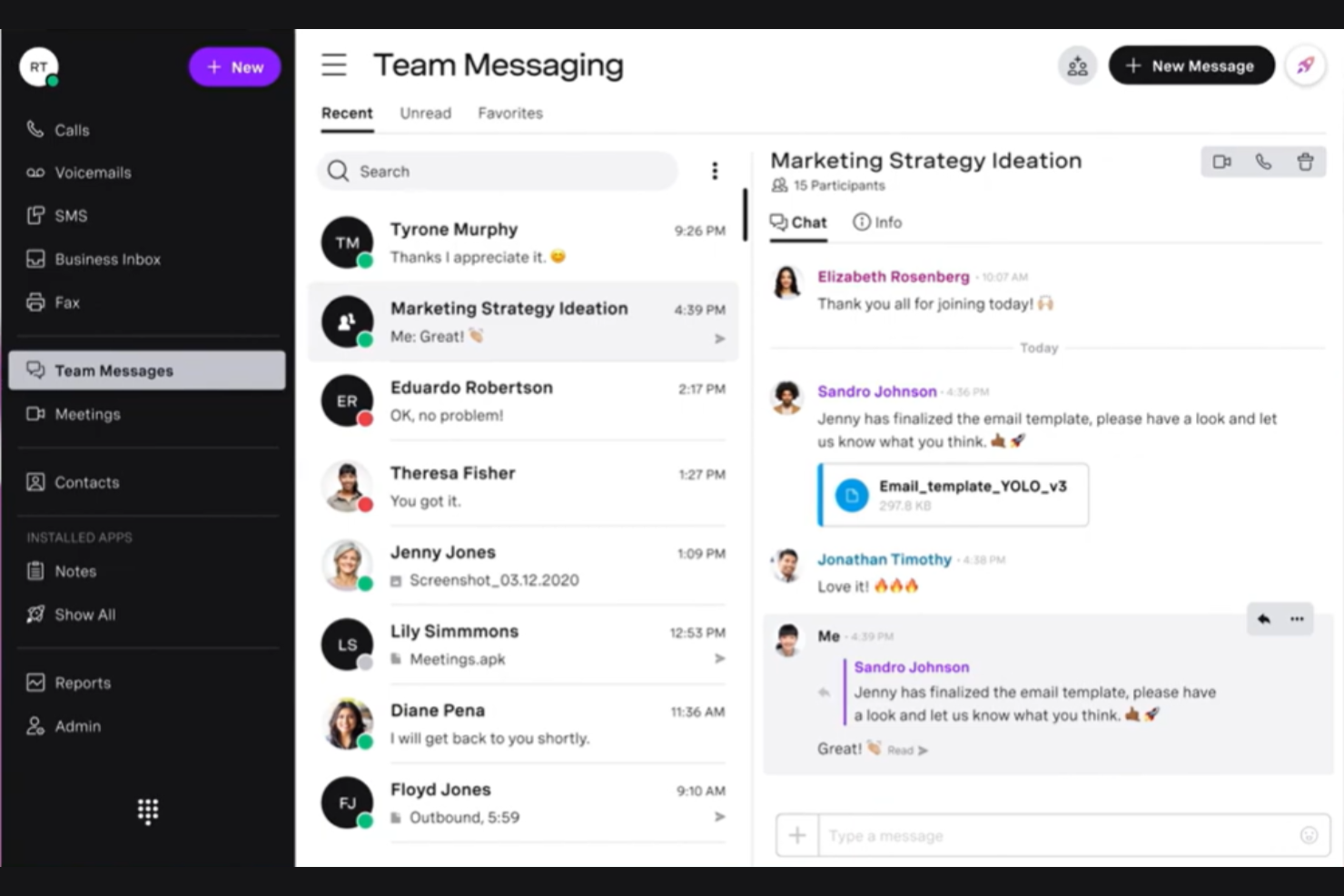 Vonage screenshot - 10 Mejores Alternativas a RingCentral en 2026