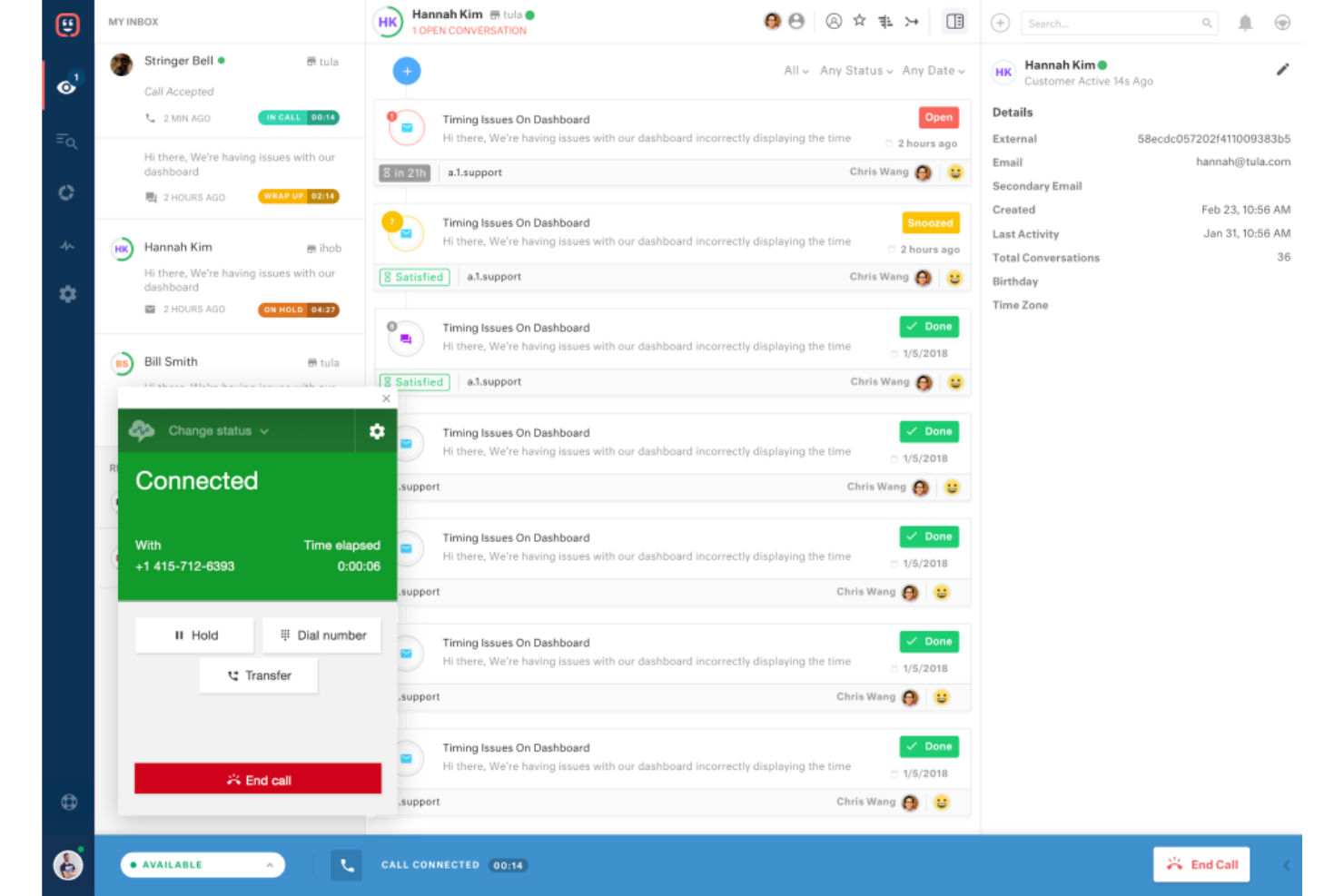 Kustomer screenshot - Le 10 migliori alternative a Intercom nel 2026