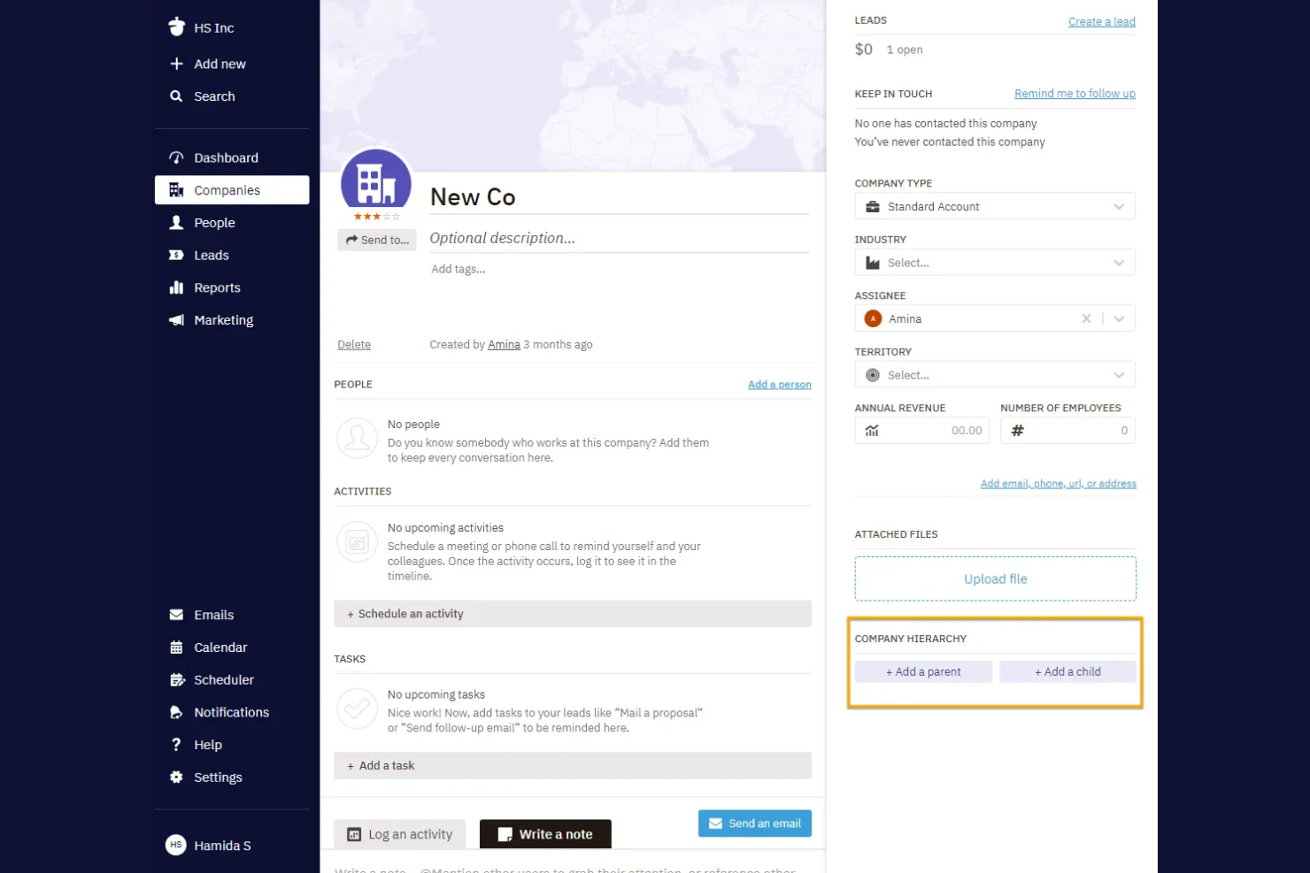 Nutshell screenshot - 10 Mejores Alternativas a monday CRM para 2026