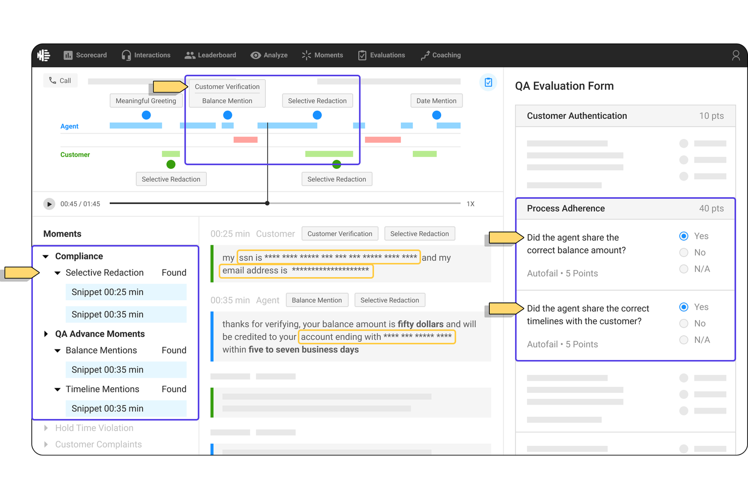 Observe.AI screenshot - 10 Mejores Alternativas a Gong en 2026
