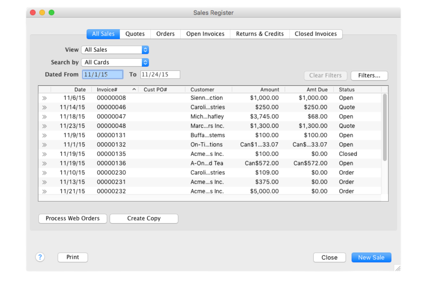 AccountEdge screenshot - 20 Migliori Alternative a QuickBooks Online nel 2026
